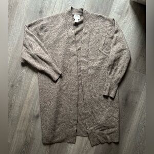 H&M Beige Open Knit Cardigan